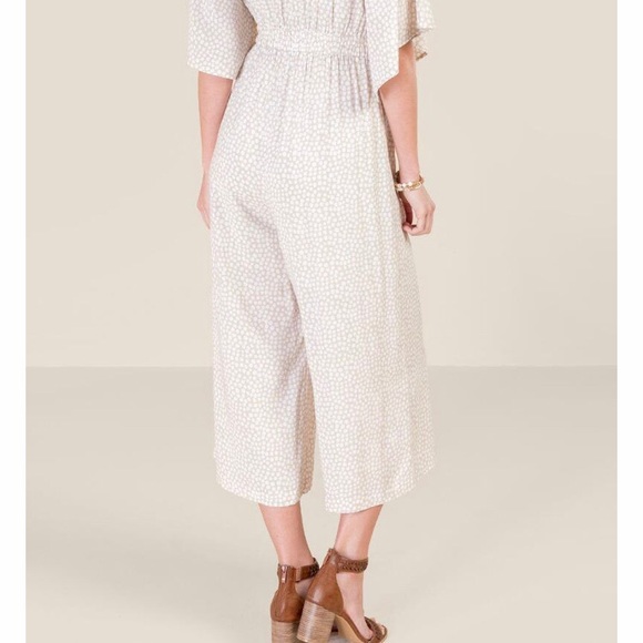 Front Tie Jumpsuit - Picture 2 of 3